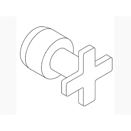 Kohler Assembly, Handle, Cross 1249173-BL